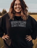 Westcoast organic raglan sweatshirt