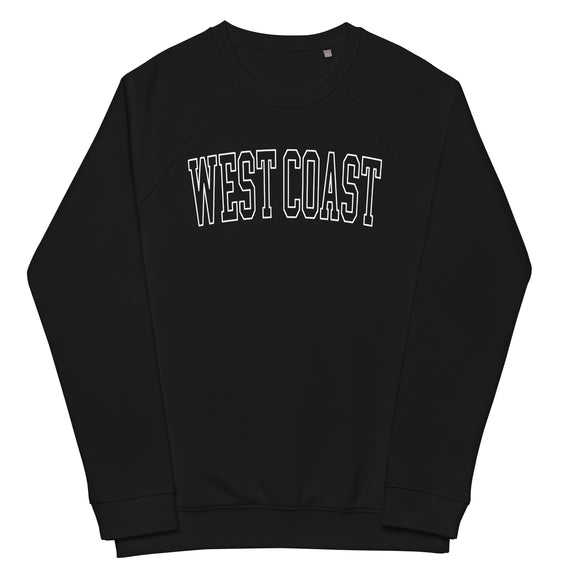 Westcoast organic raglan sweatshirt
