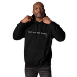 Don't be a shitty human unisex hoodie