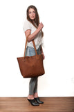 Refined Tote in Caramel