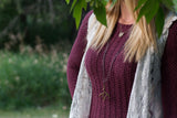 Antler Necklace + Brass + Nature Necklace