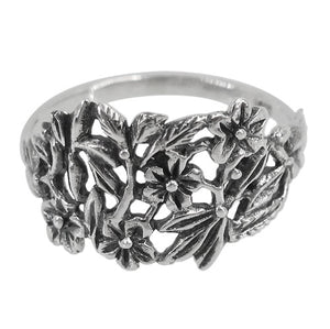 Floral + Sterling Silver Ring