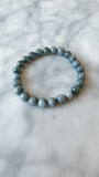 Grey Eagle Eye Gemstone Men's Bracelet