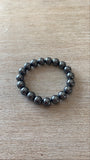 Bold Hematite Gemstone Men's Bracelet