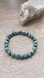 Grey Eagle Eye Gemstone Men's Bracelet