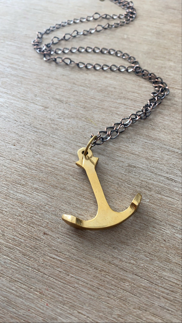 Nautical + Anchor Necklace